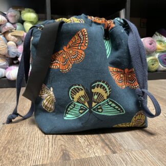 Butterfly Drawstring project bag