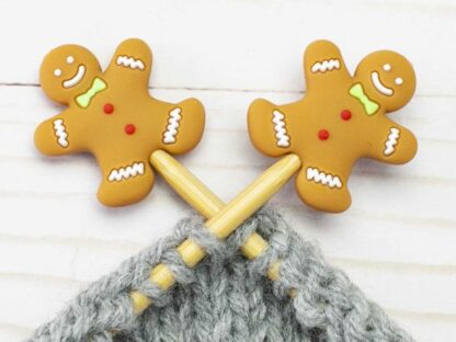 Gingerbread Stitch Stoppers at Knot Just Yarn