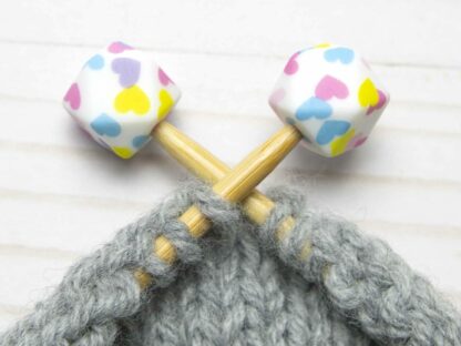 Heart Hexagon Stitch Stoppers at Knot Just Yarn