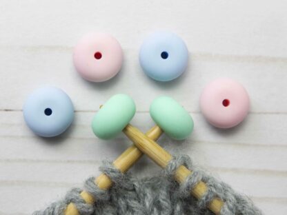 Pastel Oval Stitch Stoppers at Knot Just Yarn