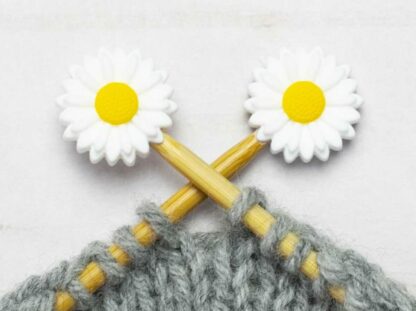 white daisy stitch stoppers
